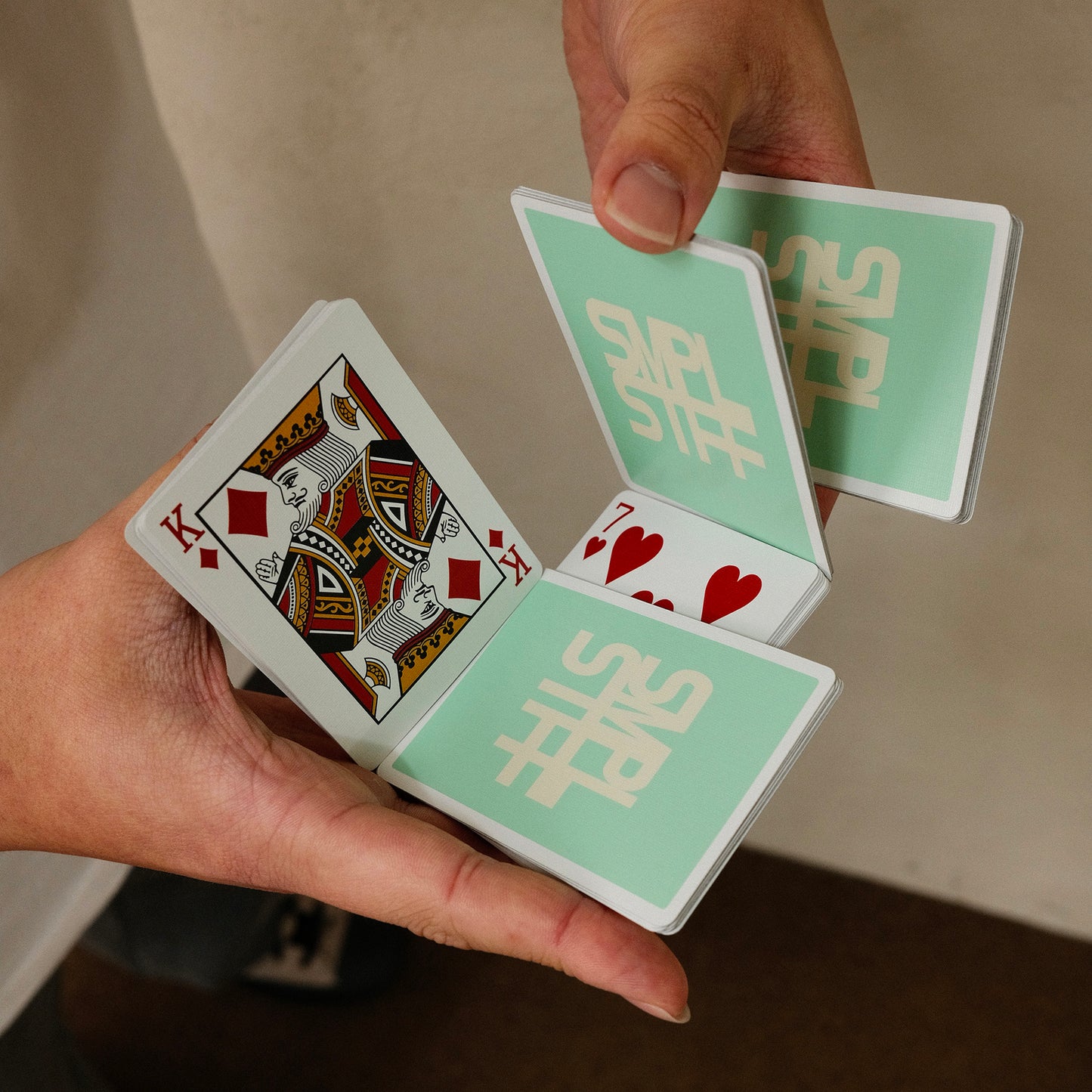 Spearmint Logo Playing Cards