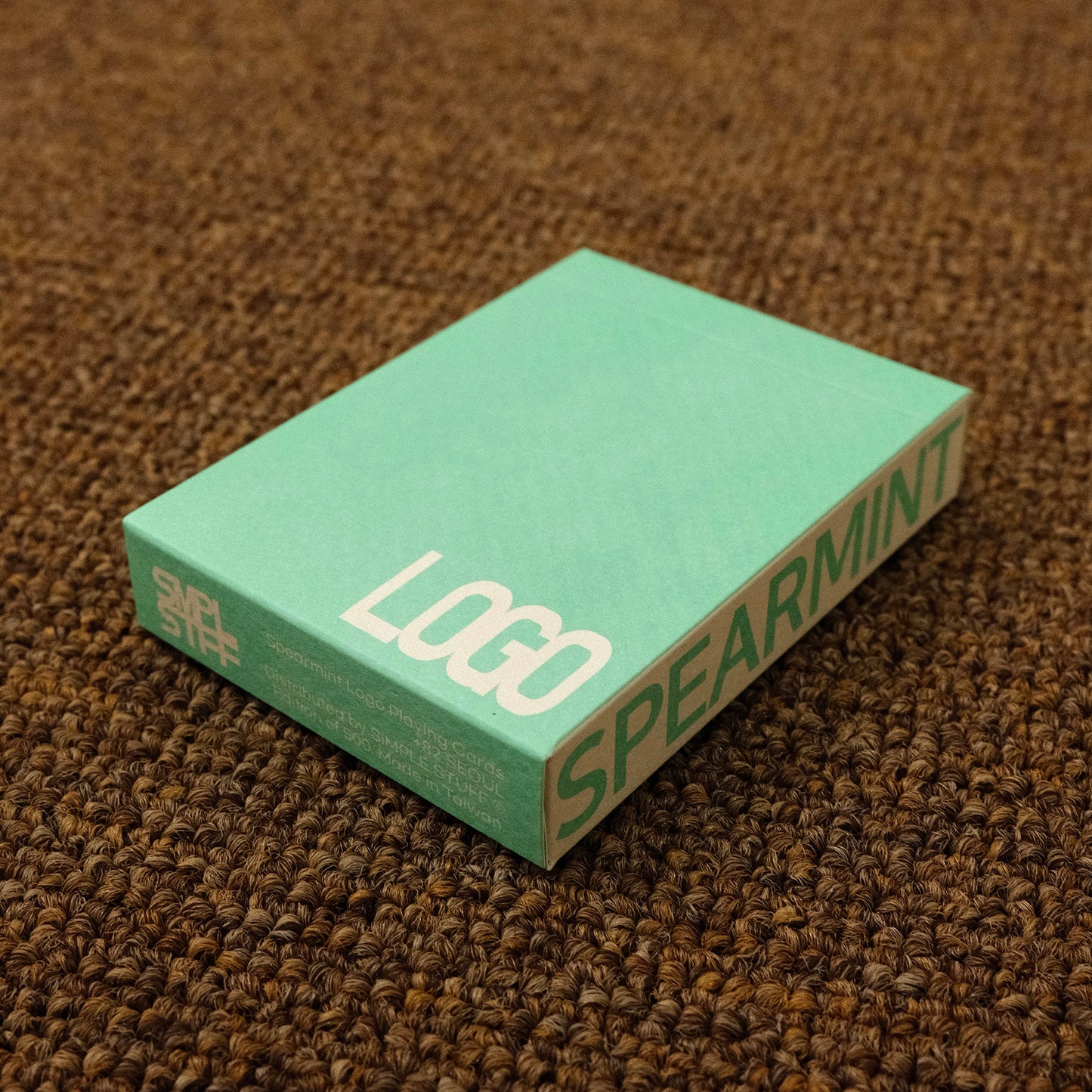 Spearmint Logo Playing Cards